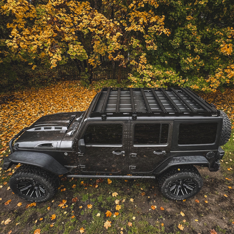 Low Profile Dachträger Jeep Wrangler JKU – Overlanding Gear