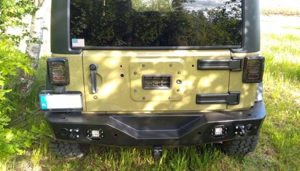 Steel Rear Bumper Jeep Wrangler JK JKU