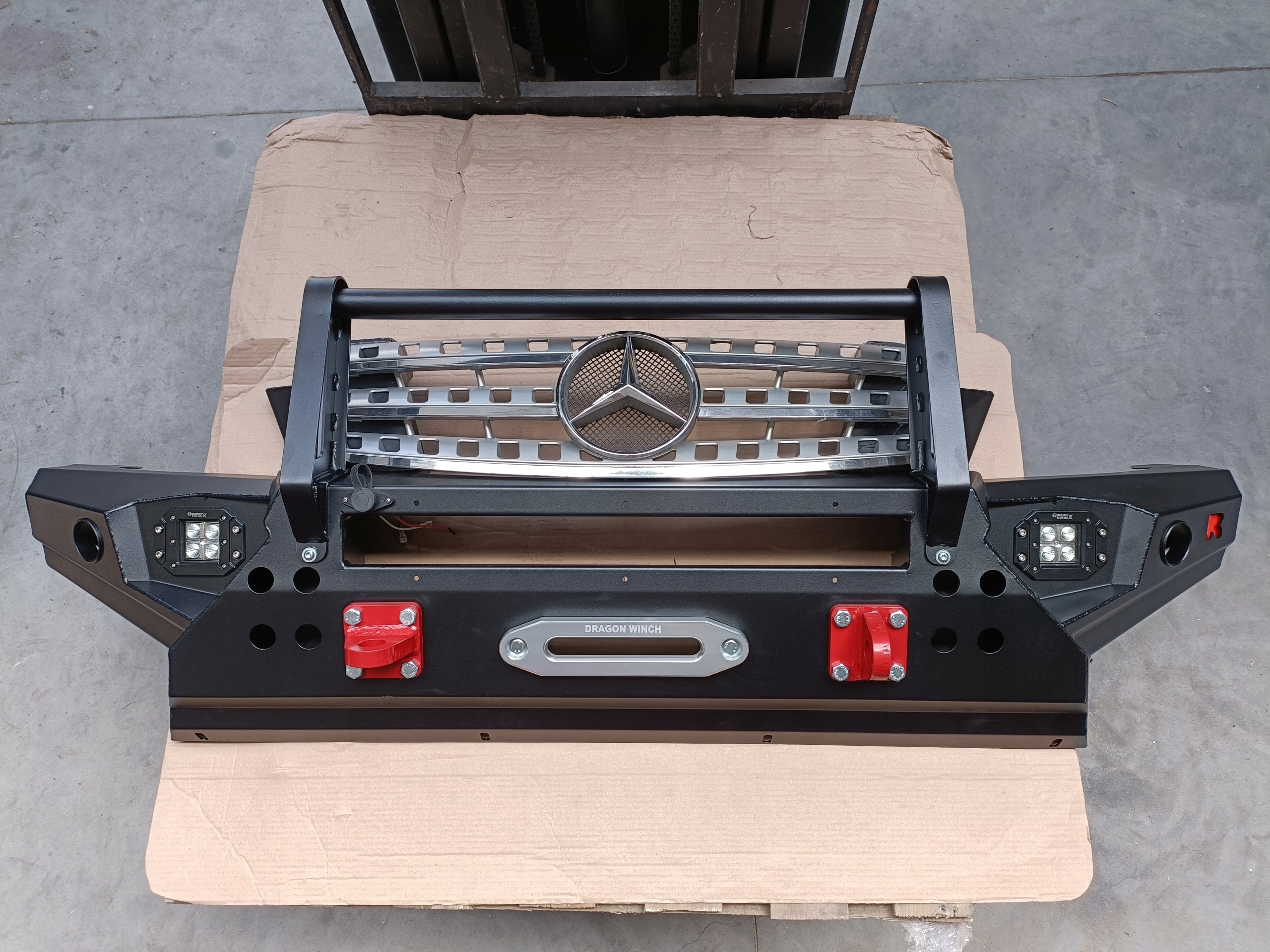 Pare-chocs treuil avec pare-buffle Mercedes W164 Classe M ML
