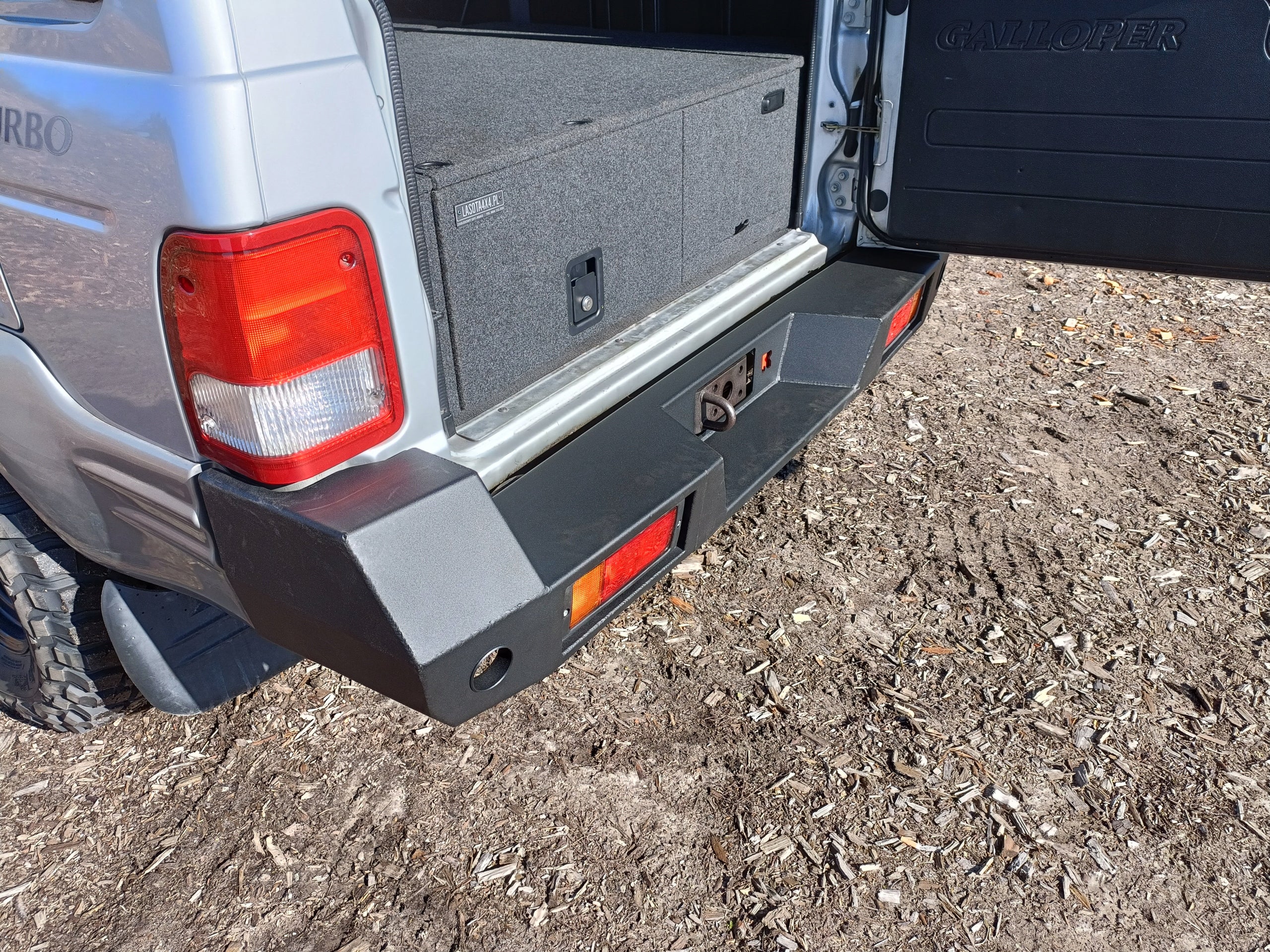 Steel rear bumper Hyundai Galloper 5-door
