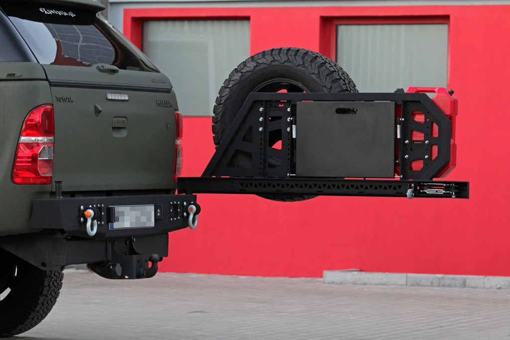 Spare Tire Carrier for MorE 4x4 Pick Up Bumpers