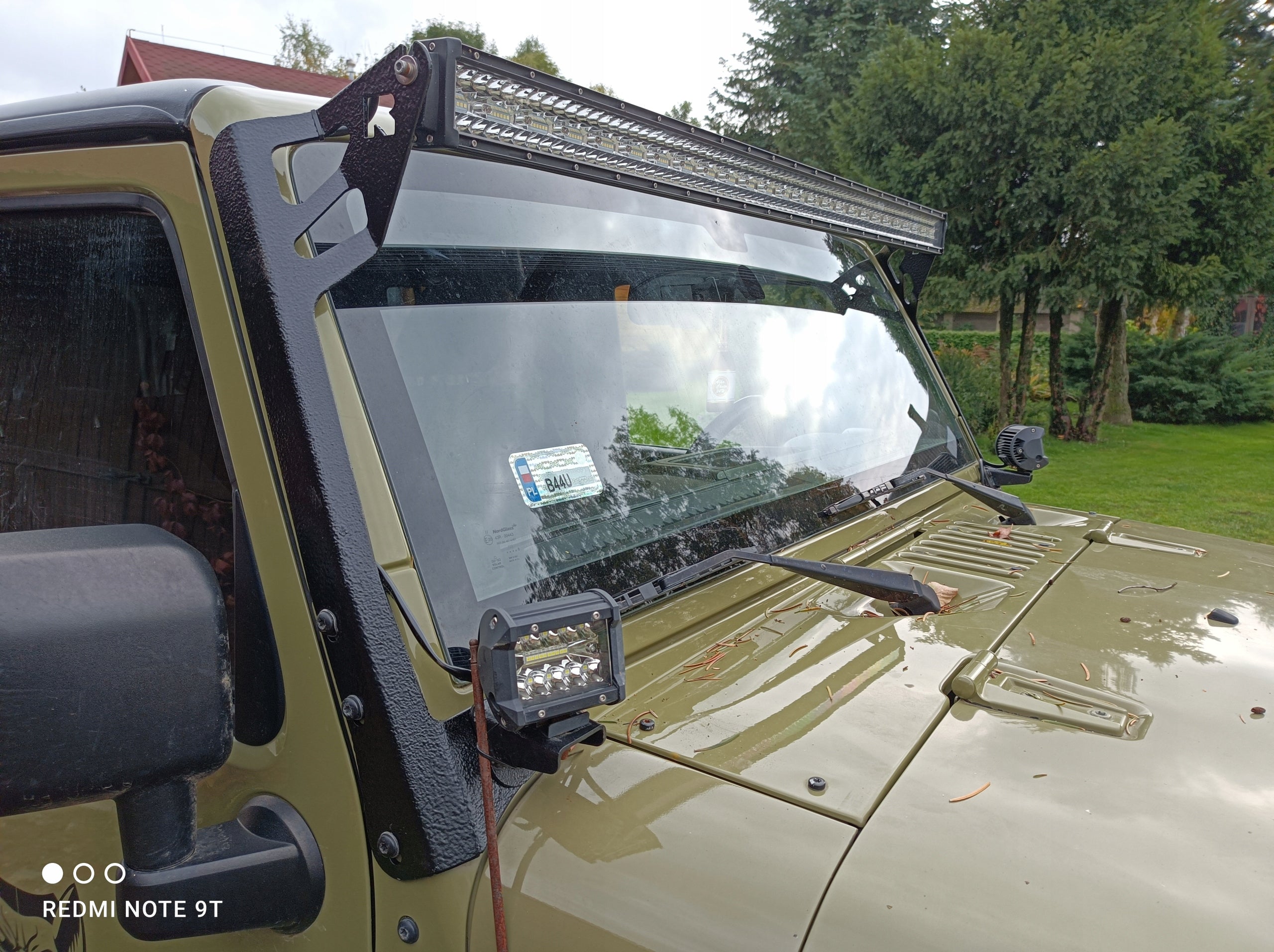 Kombi-Halterung 52" LED-Bar & Zusatzscheinwerfer – Jeep Wrangler JK JKU