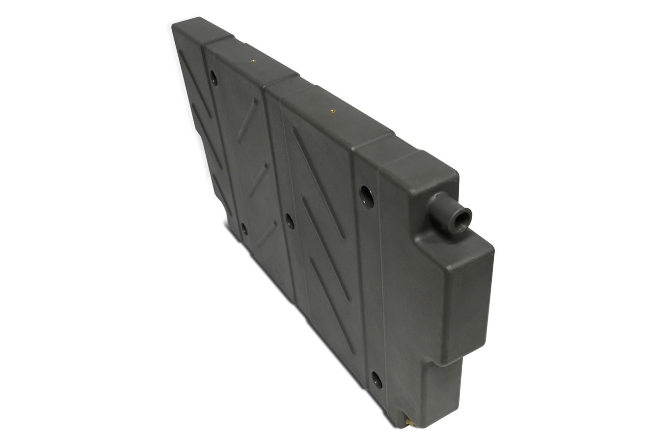 Flat water tank 45L (LLDPE) grey with filler cap (behind rear seat)