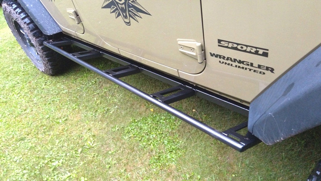 Rock Slider Side Sill Protector Tubes Jeep Wrangler JKU