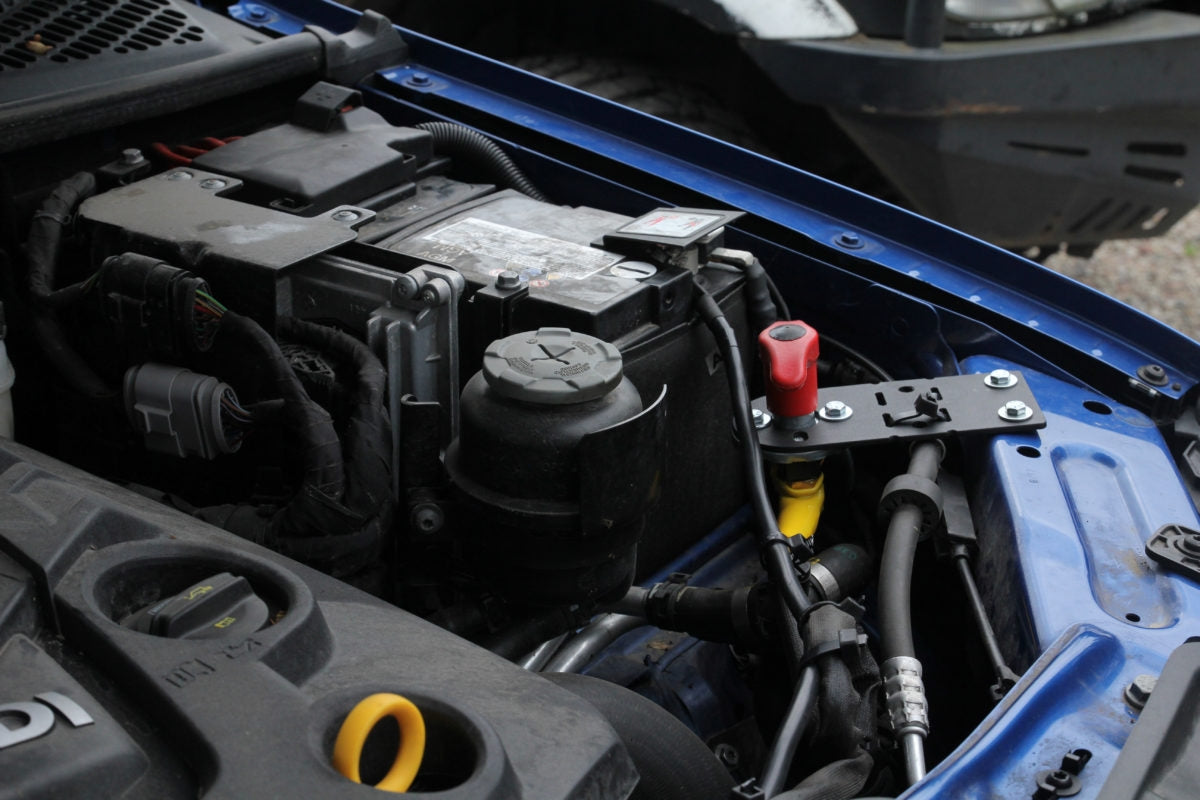 Halter für Batterie-/Seilwinden Hauptschalter