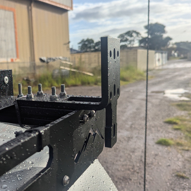 Soporte de perfil bajo para toldo de 270°