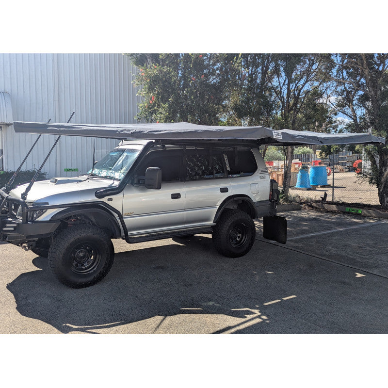 Soporte de perfil bajo para toldo de 270°