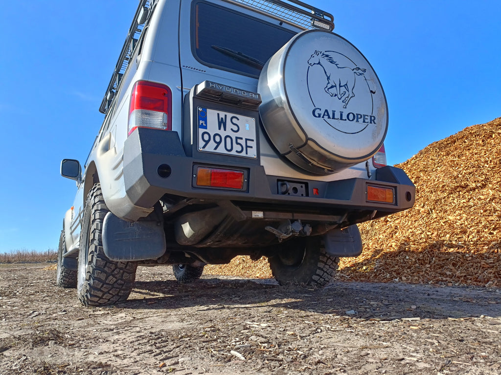 Steel rear bumper Hyundai Galloper 5-door