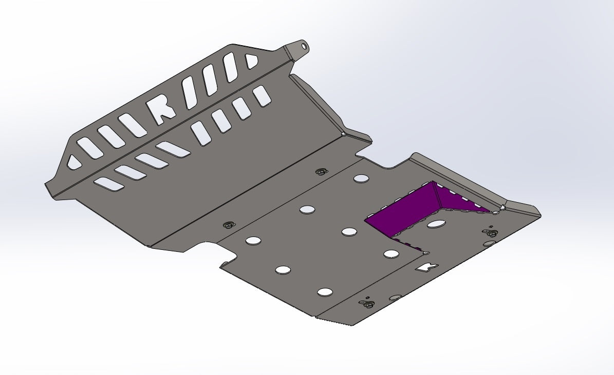 Unterfahrschutz Motor, Kühler & Vorderachse Hyundai Galloper