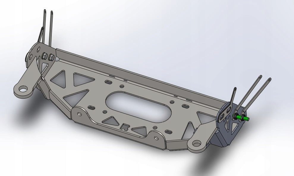 Plaque de montage pour treuil Hyundai Galloper