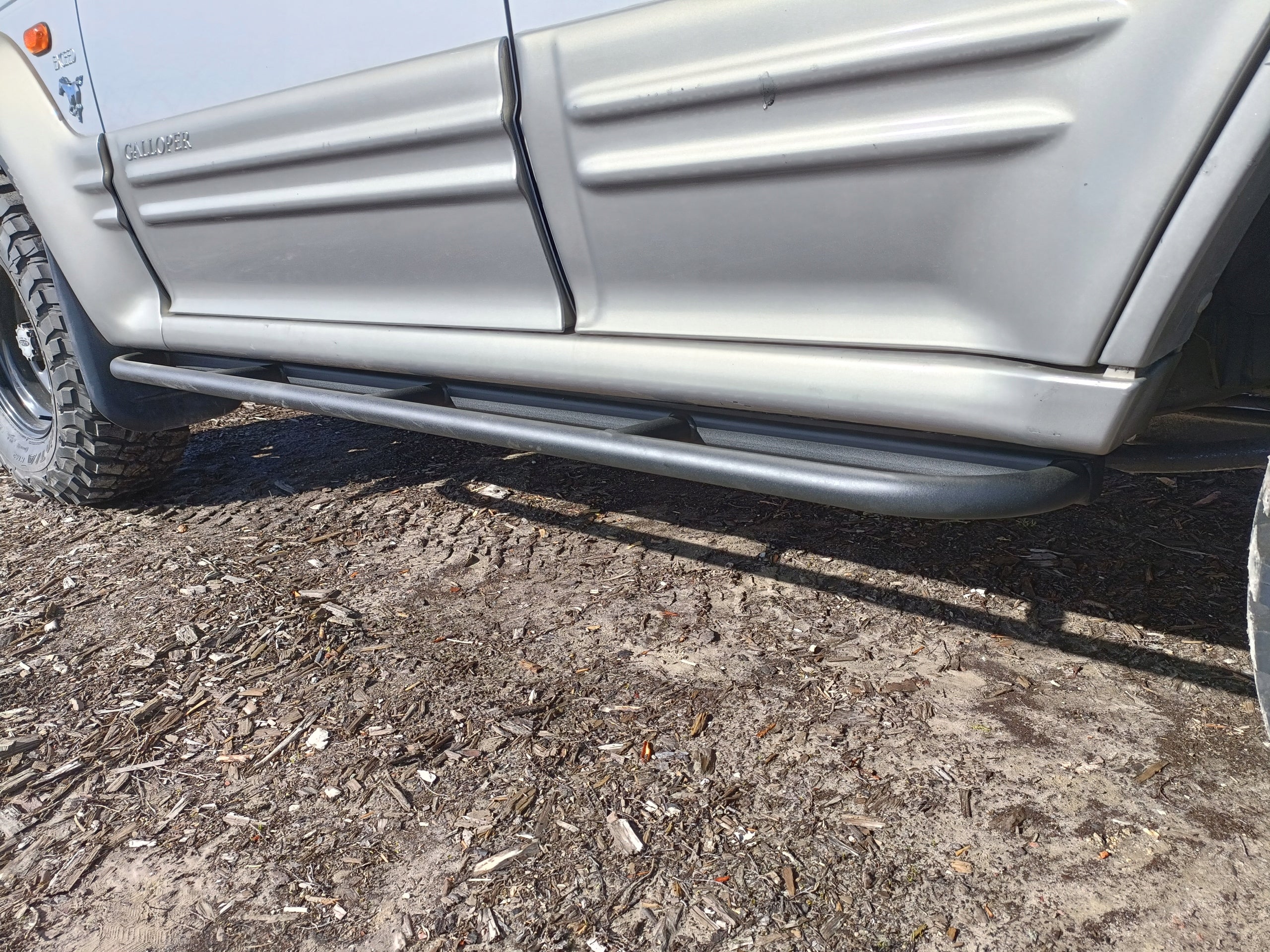 Rockslider Protections tubulaires latérales Hyundai Galloper 5 portes