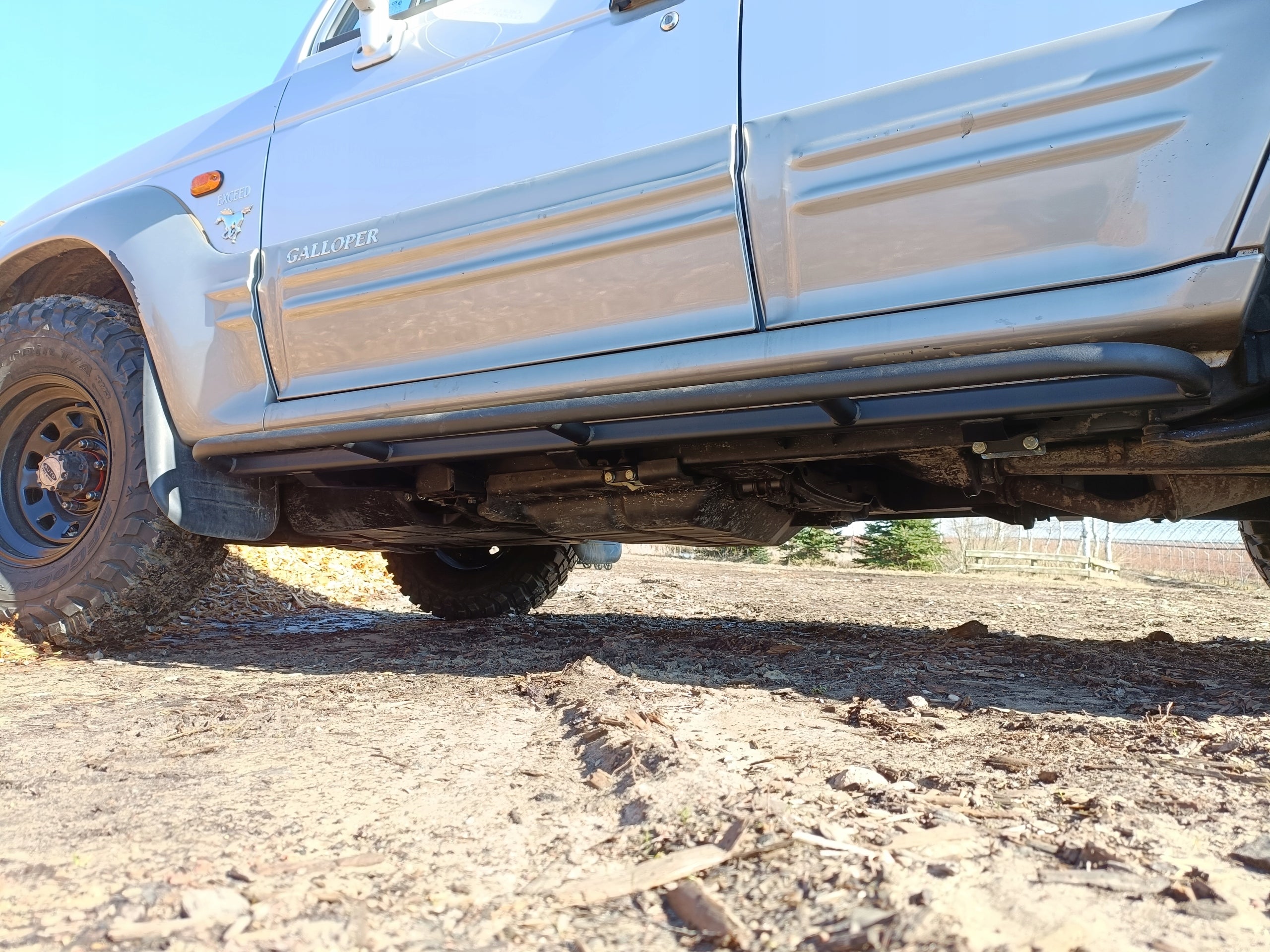 Rockslider Protections tubulaires latérales Hyundai Galloper 5 portes