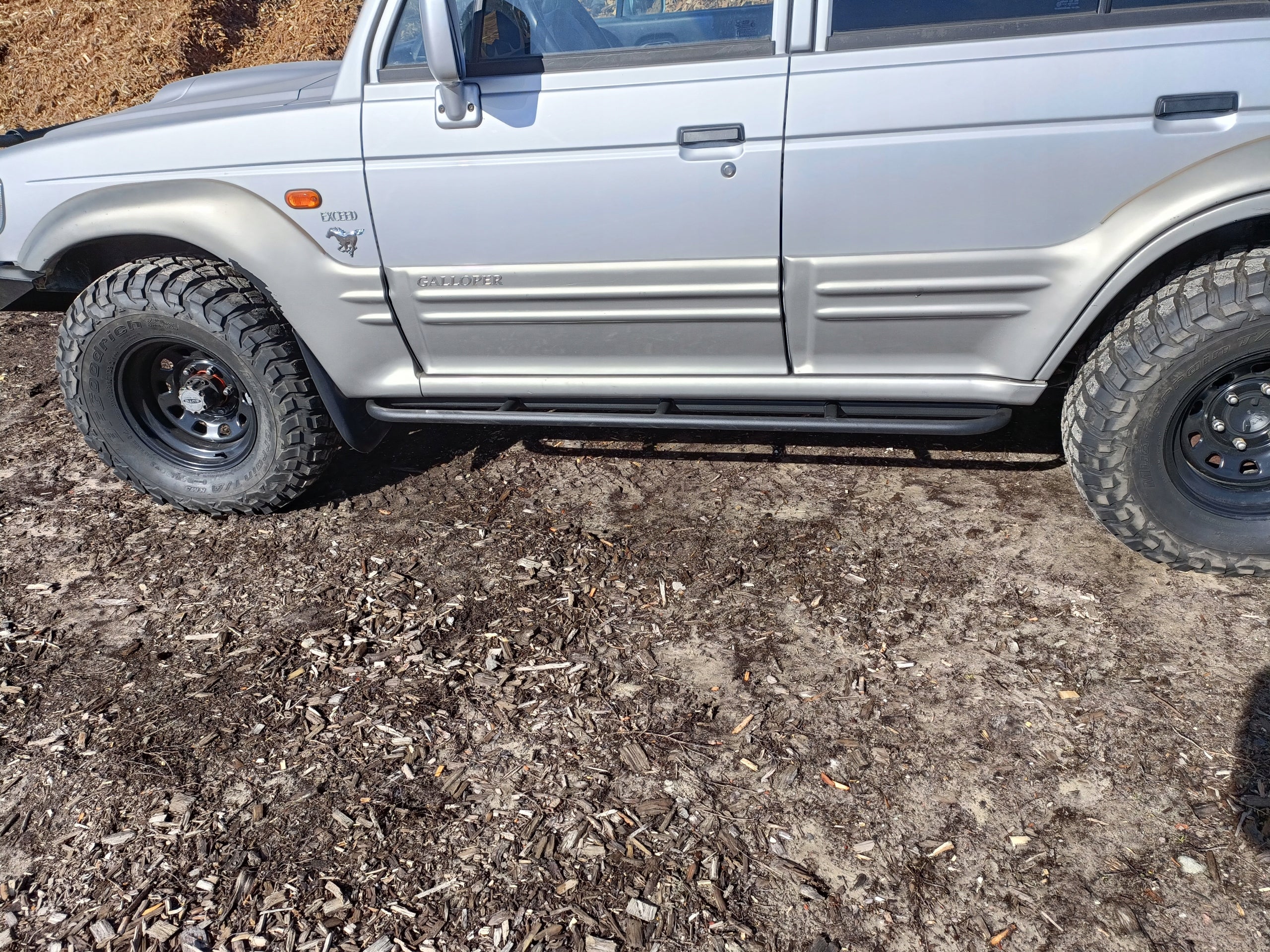 Rockslider Protections tubulaires latérales Hyundai Galloper 5 portes