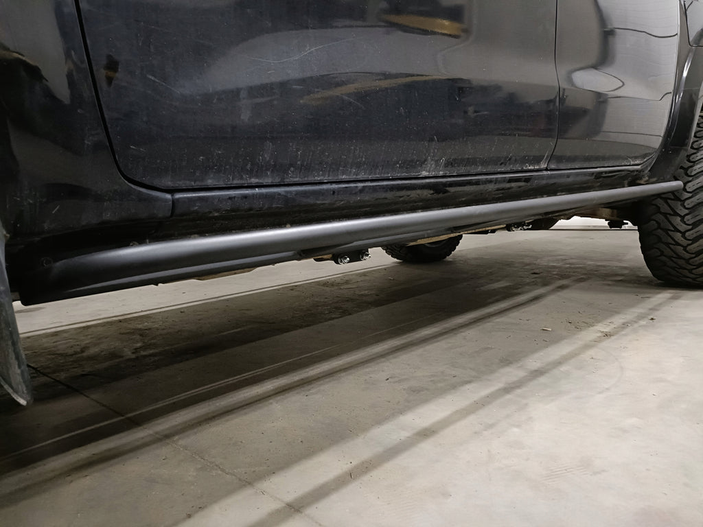 Rockslider Side Skirts Protection Pipes Nissan Navara D23