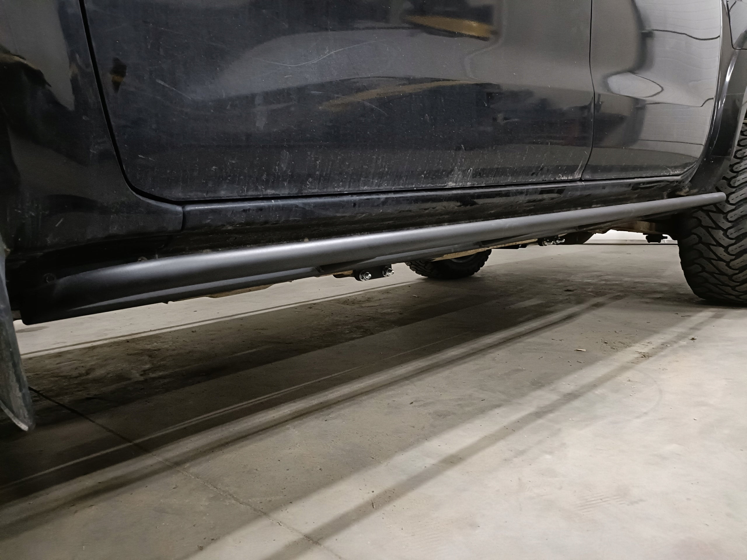 Rockslider Side Skirts Protection Pipes Nissan Navara D23