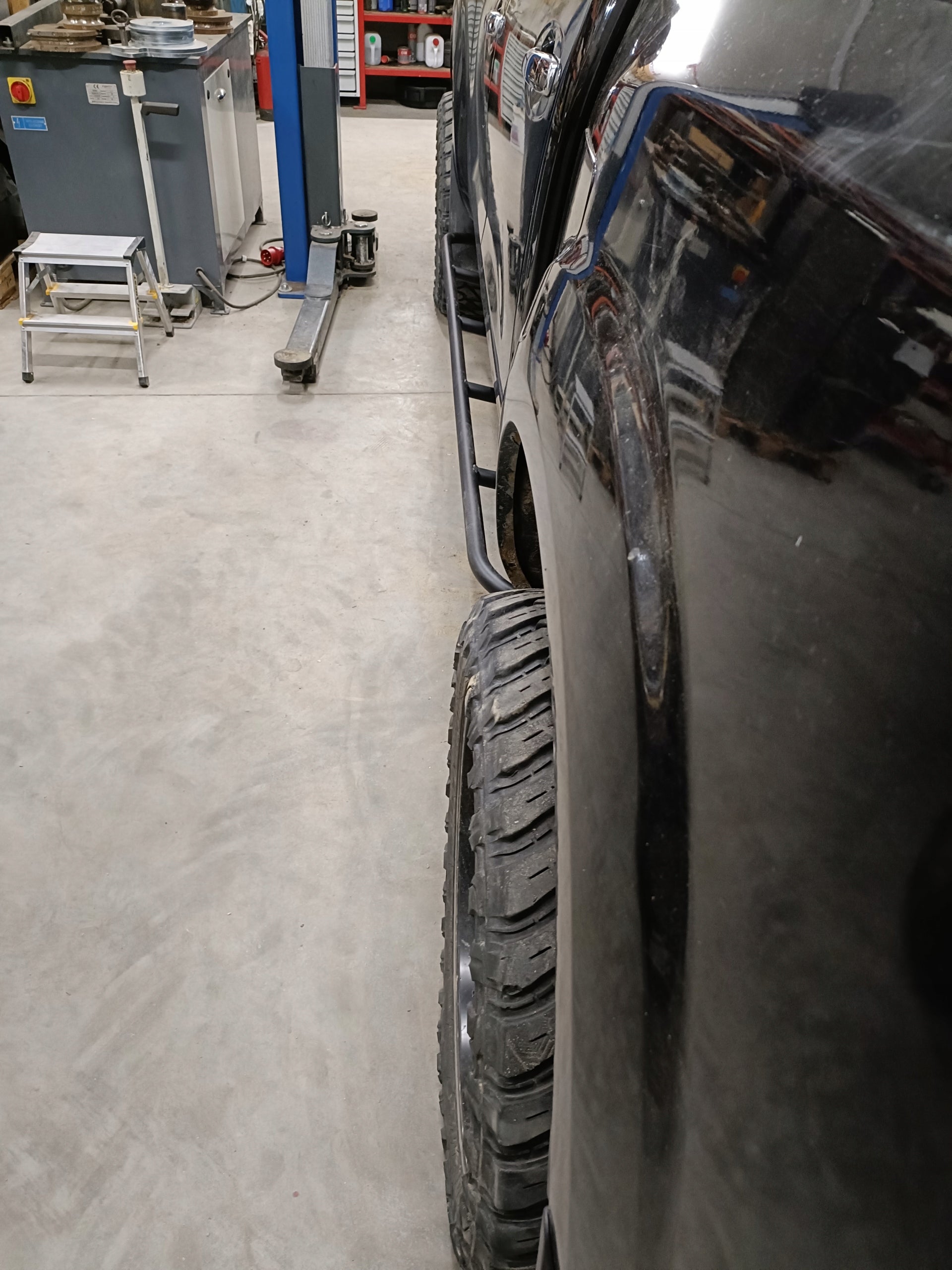 Rockslider Side Skirts Protection Pipes Nissan Navara D23