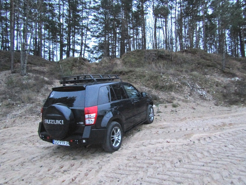 Pare-chocs arrière en acier Suzuki Grand Vitara 2 JT 5 portes