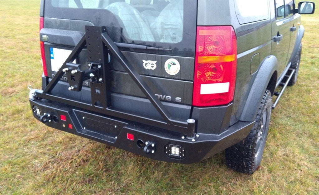 Portaruota di scorta – Paraurti in acciaio Land Rover Discovery 3