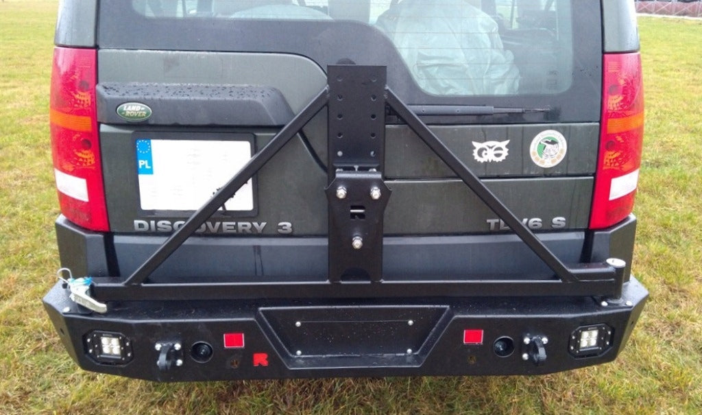 Portaruota di scorta – Paraurti in acciaio Land Rover Discovery 3