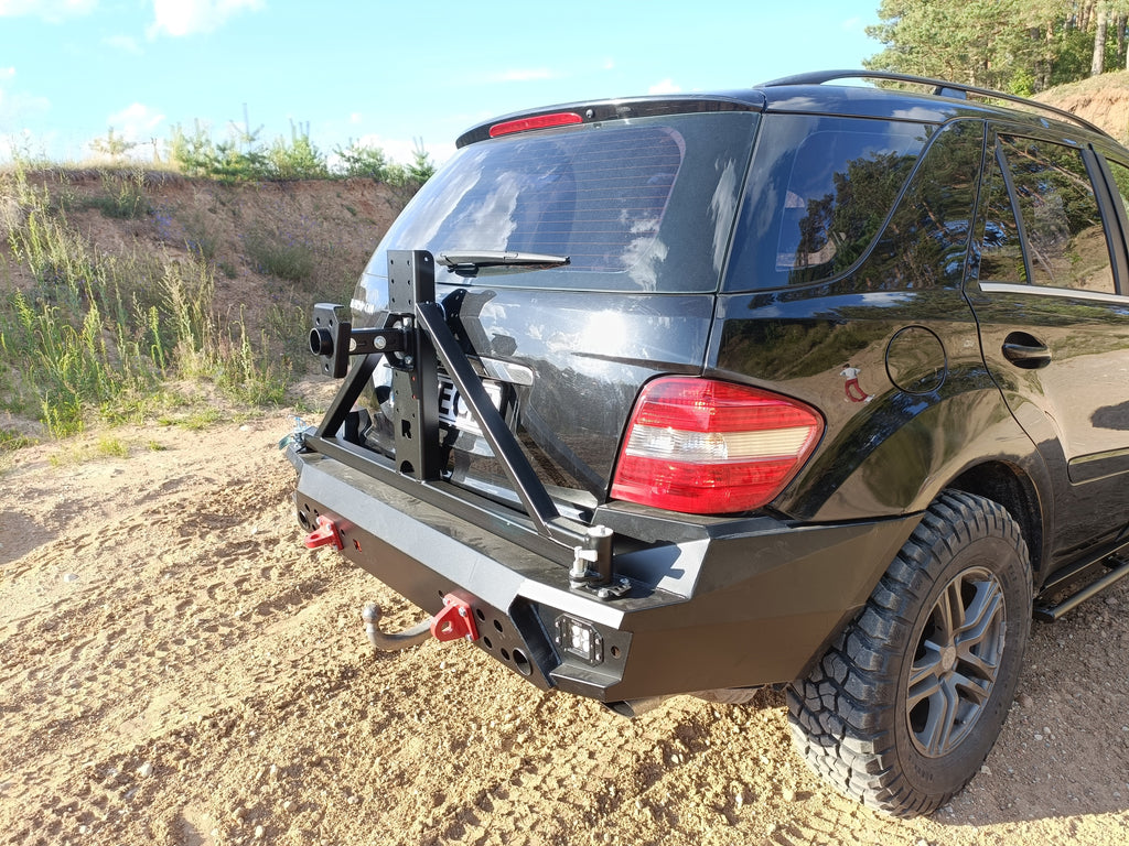 Reserveradträger – Mercedes ML W164 Stahlstoßfänger