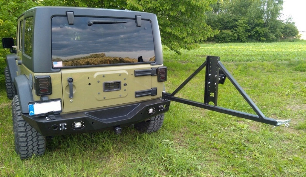 Reserveradträger Jeep Wrangler JK JKU für Stahlstoßfänger
