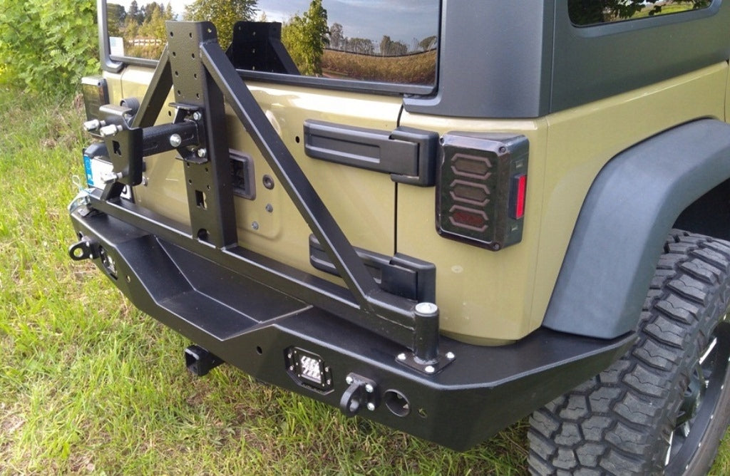 Reserveradträger Jeep Wrangler JK JKU für Stahlstoßfänger