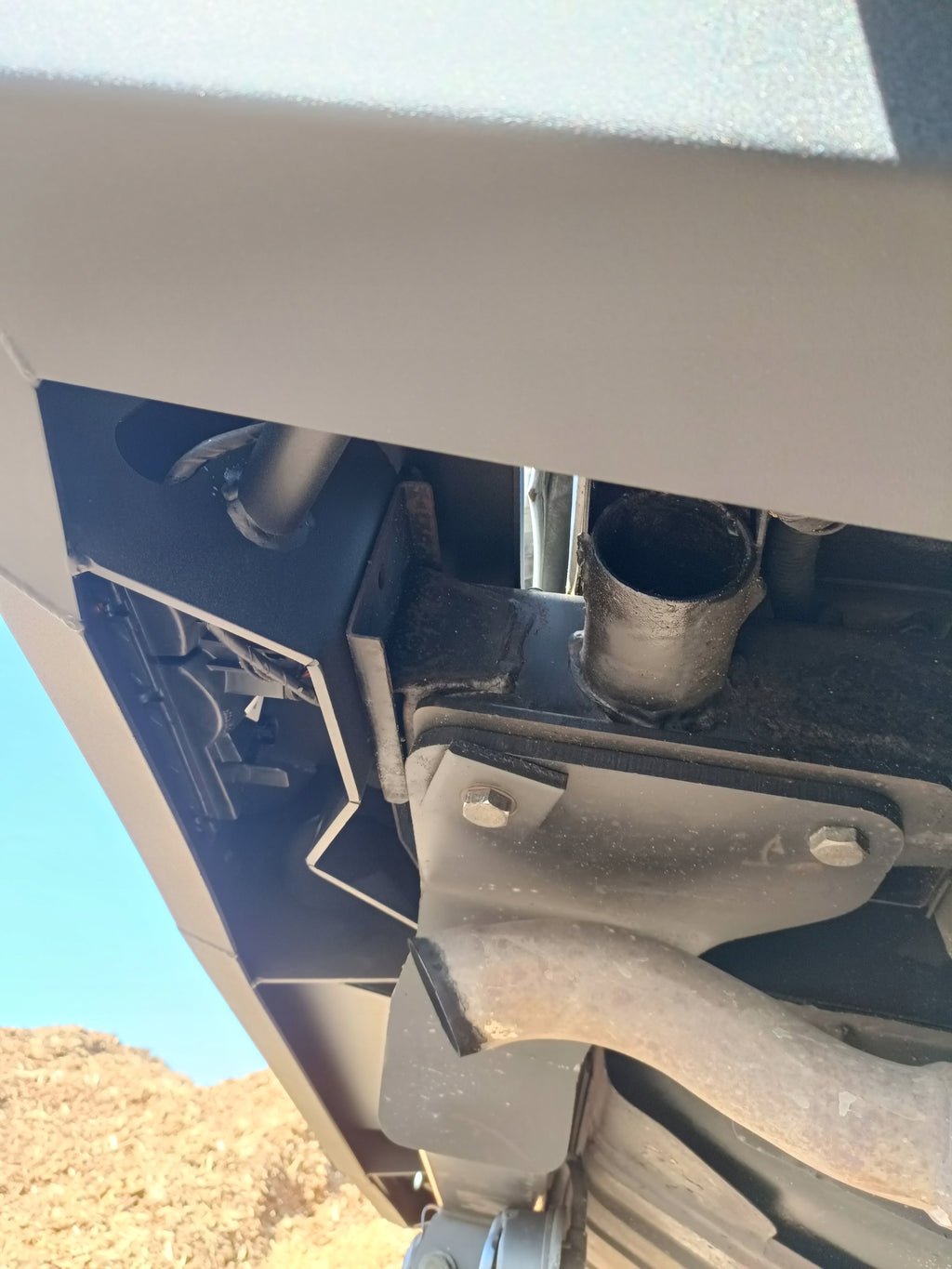 Steel rear bumper Hyundai Galloper 5-door