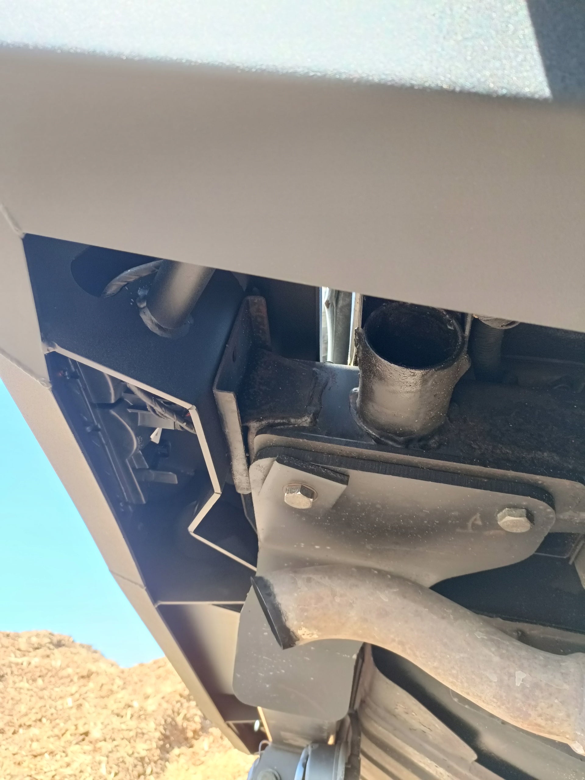 Steel rear bumper Hyundai Galloper 5-door