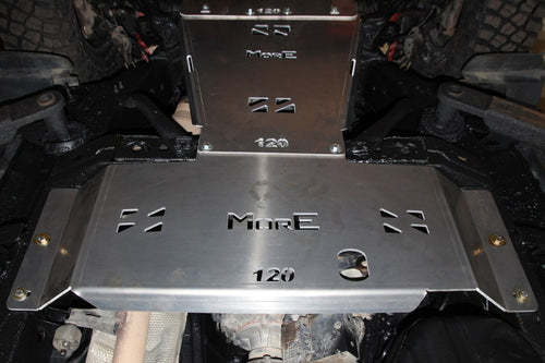 Protection de dessous de caisse en aluminium pour boîte de transfert Toyota Land Cruiser J120