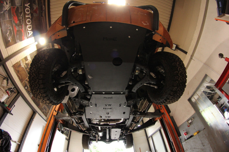 Aluminum Underrun Protection Volkswagen Amarok from 2009 – Front