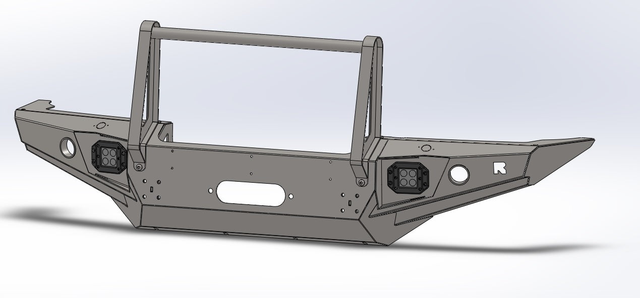 Seilwindenstoßstange mit Bullbar Vorne Hyundai Galloper