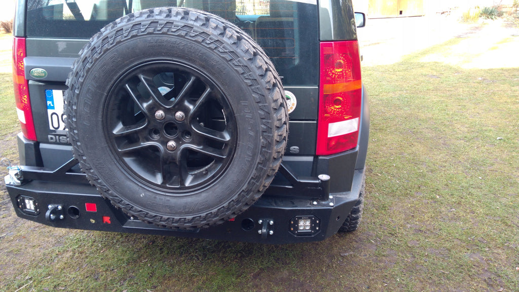 Portaruota di scorta – Paraurti in acciaio Land Rover Discovery 3