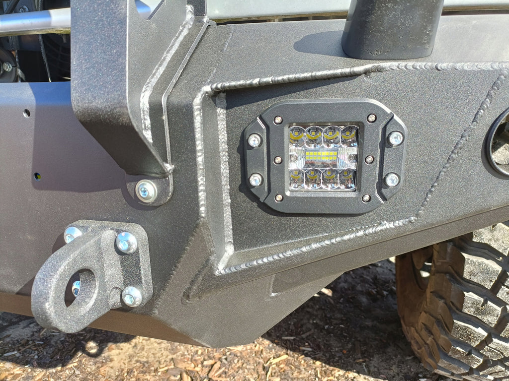 Seilwindenstoßstange mit Bullbar und Lampenschutzrohren Vorne Hyundai Galloper