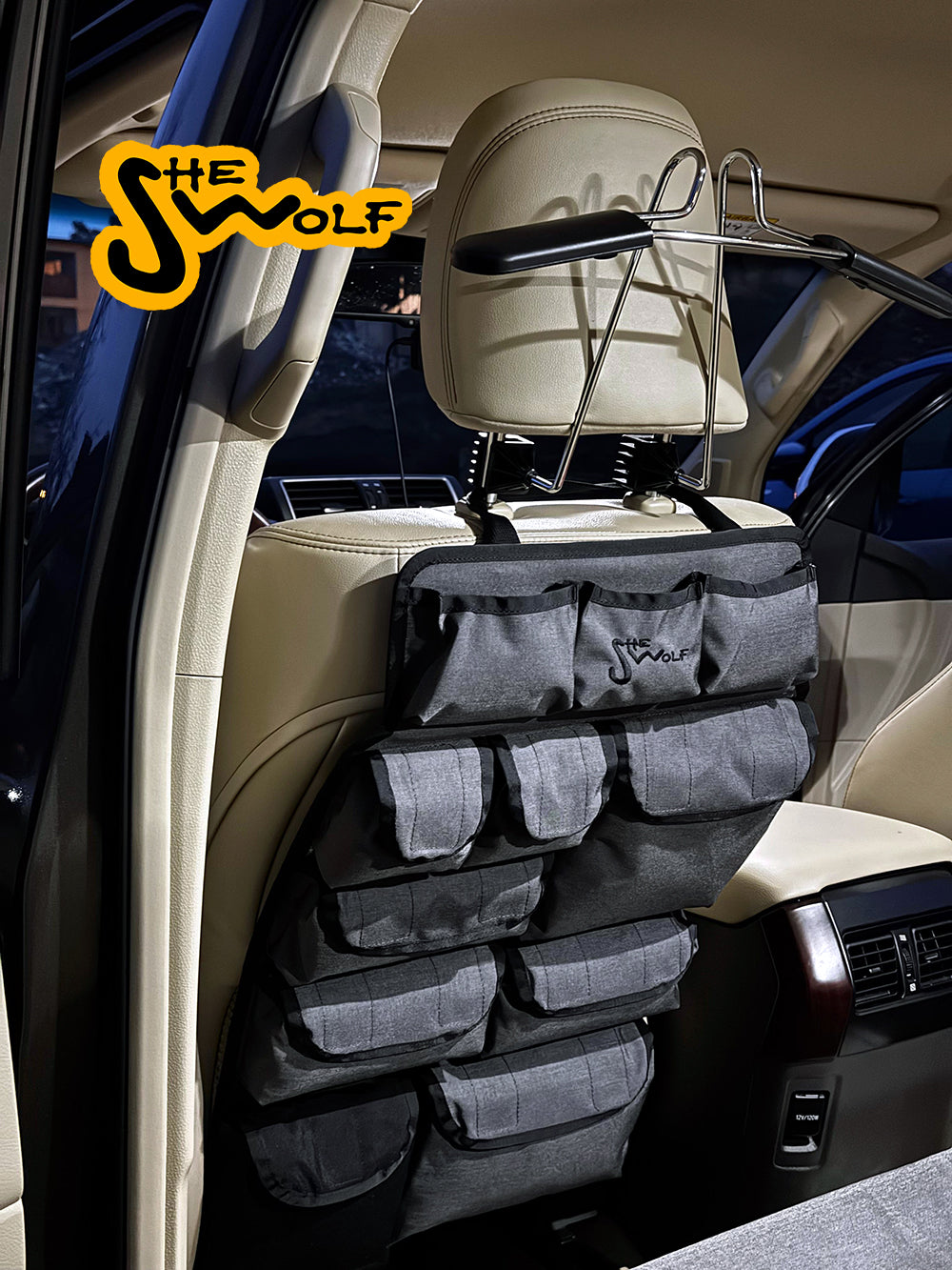 Organisateur de siège arrière SHE-WOLF pour Toyota Land Cruiser J150