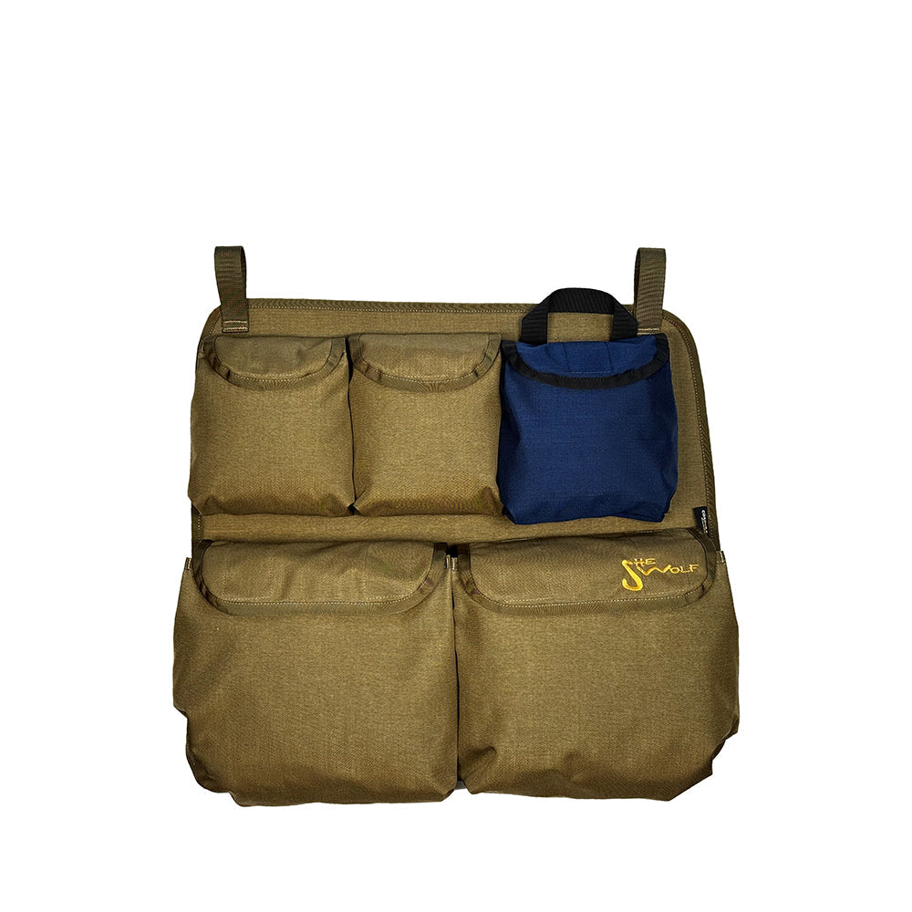 Window pockets, side window organizer for VW Caddy III with removable bag