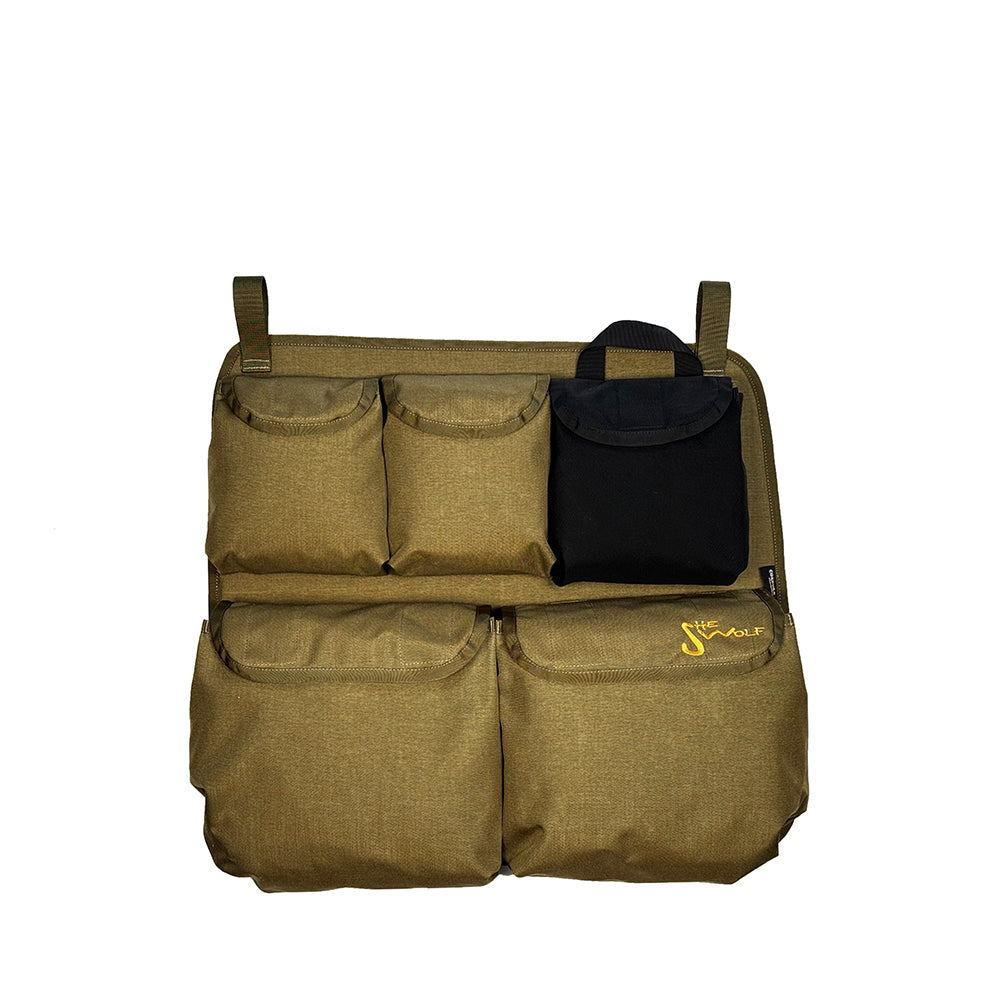 Window pockets, side window organizer for VW Caddy III with removable bag