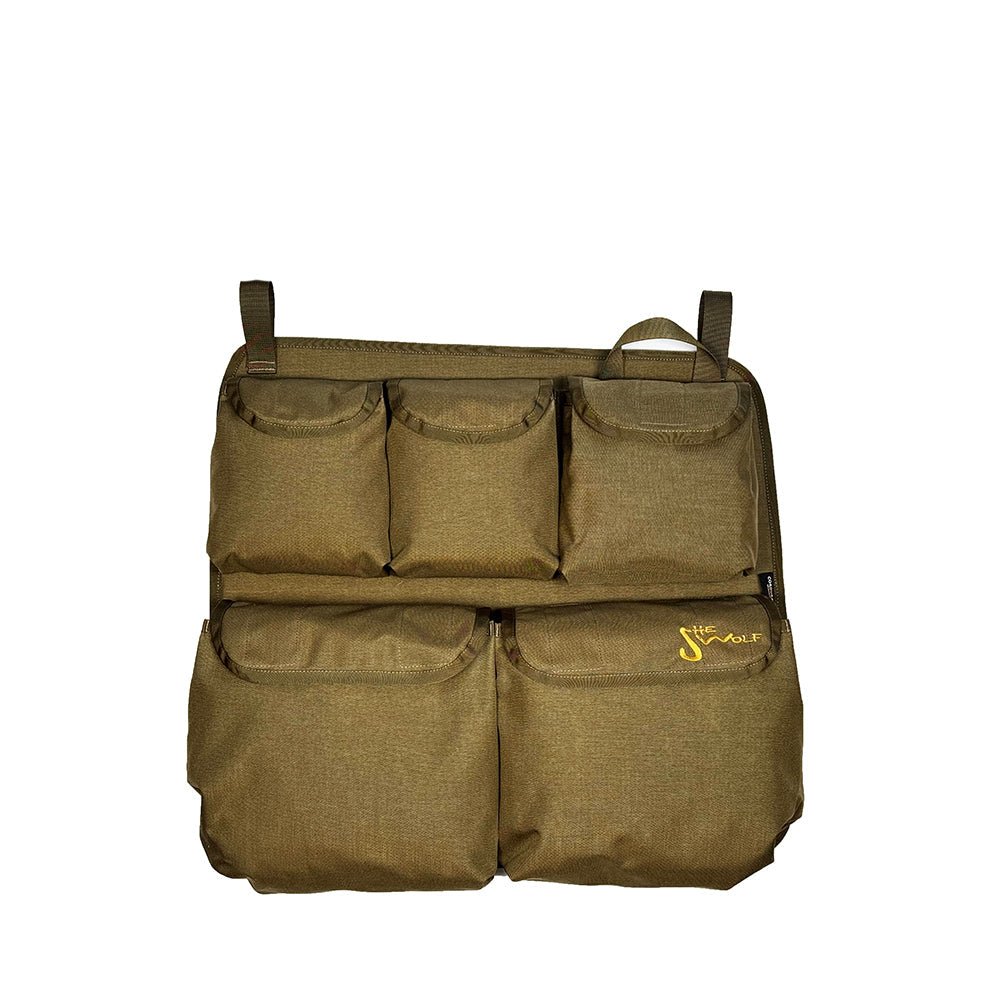 Window pockets, side window organizer for VW Caddy III with removable bag