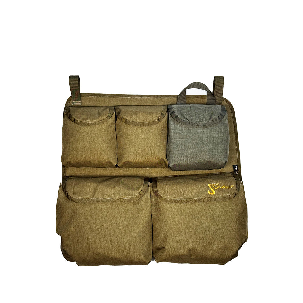 Window pockets, side window organizer for VW Caddy III with removable bag