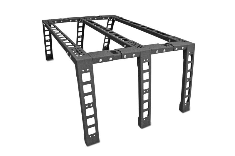 MorE 4x4 Bed Rack hoch für Pickup mit Rollo und Rollbar – Ansicht 1