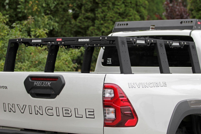 MorE 4x4 Bed Rack Mark II niedrig für offene Pickup-Ladefläche – Ansicht 3
