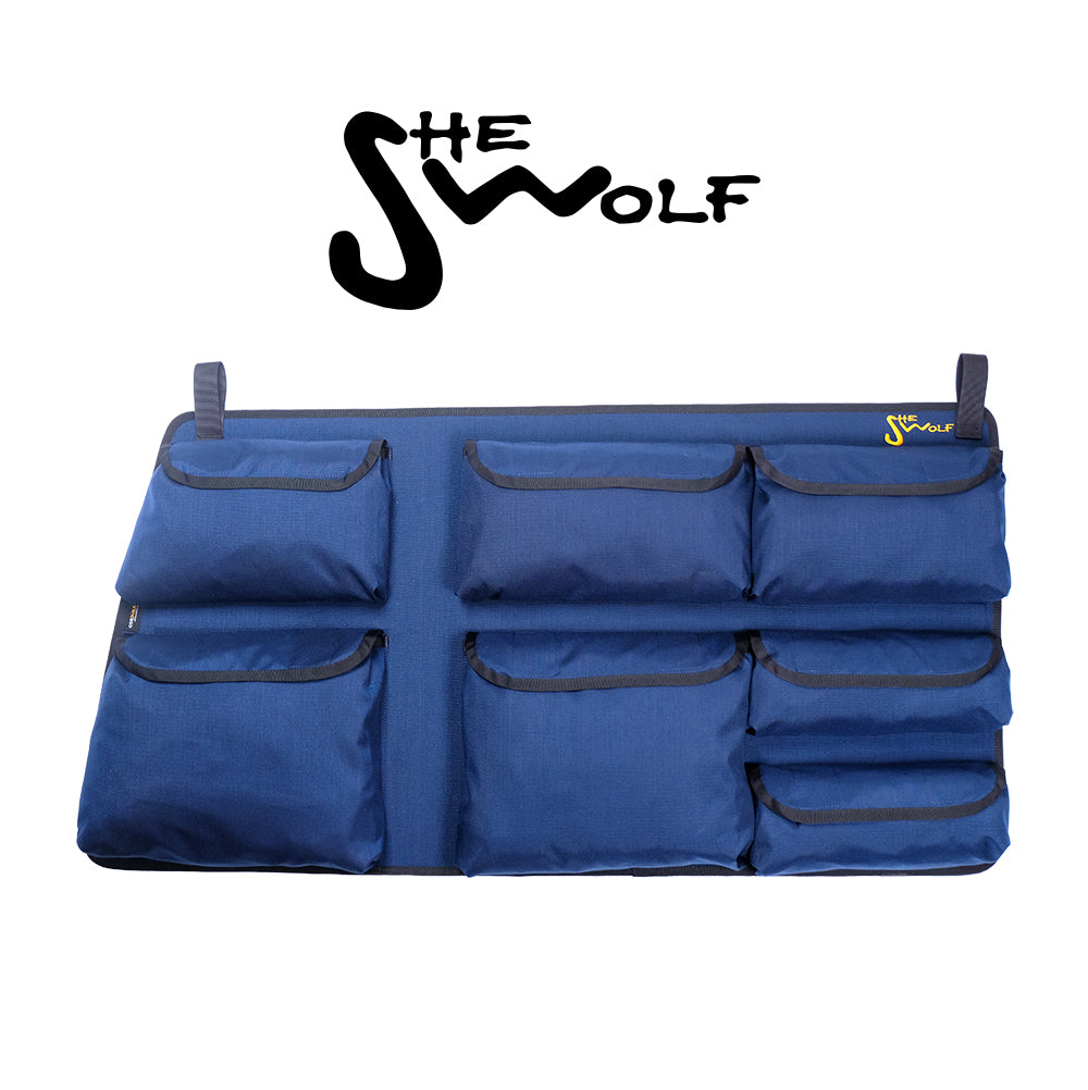 SHE-WOLF Organizer for the left side window of VW T4 SHORT (with and without air conditioning in the A-pillar)