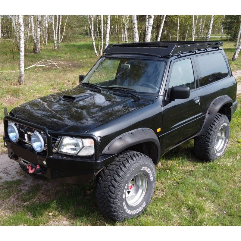 Portapacchi basso in alluminio per Nissan Patrol GU / GR Y61 a 3 porte