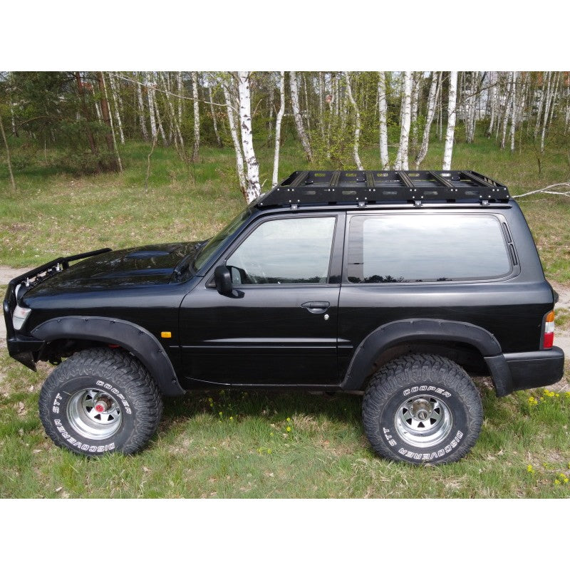 Portapacchi basso in alluminio per Nissan Patrol GU / GR Y61 a 3 porte