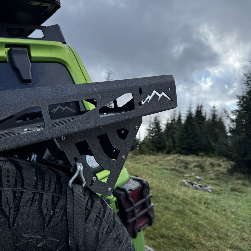 Plateforme universelle en aluminium pour roue de secours, hayon et porte-bagages