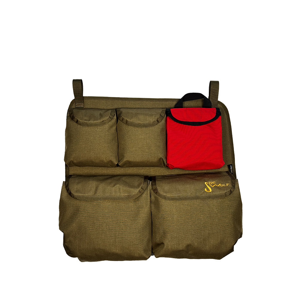 Window pockets, side window organizer for VW Caddy III with removable bag