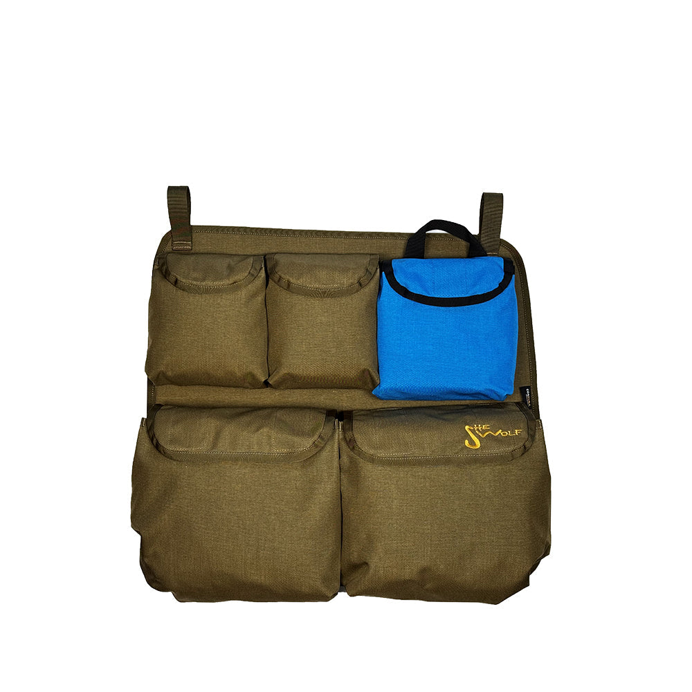 Window pockets, side window organizer for VW Caddy III with removable bag