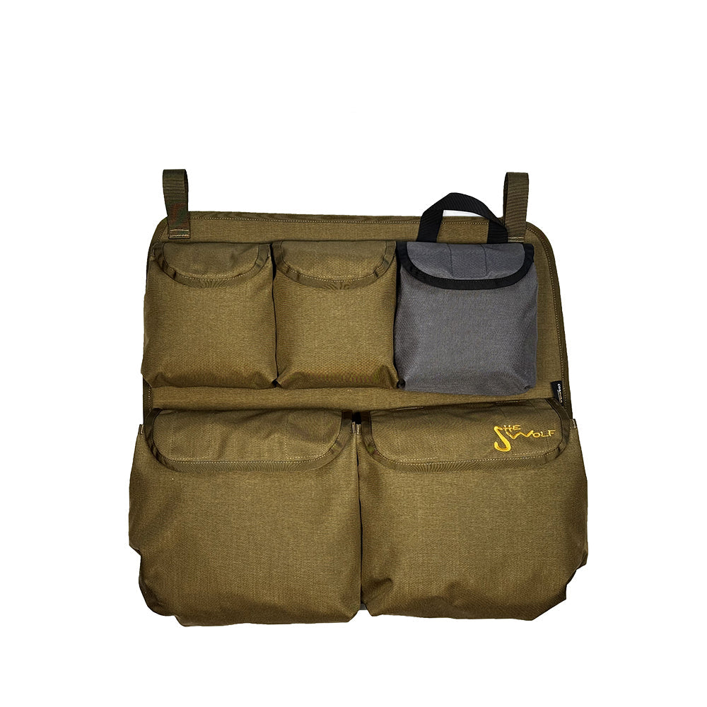 Window pockets, side window organizer for VW Caddy III with removable bag