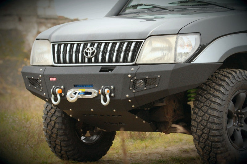 Stahl Unterfahrschutz Motor & Lenkung Toyota Land Cruiser J90 J95 mit MO-Z012 Stoßstange