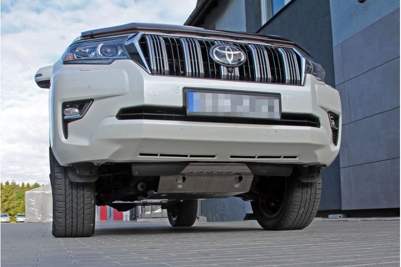 Protection inférieure en acier Toyota Land Cruiser J150 à partir de 2017 + rehausse