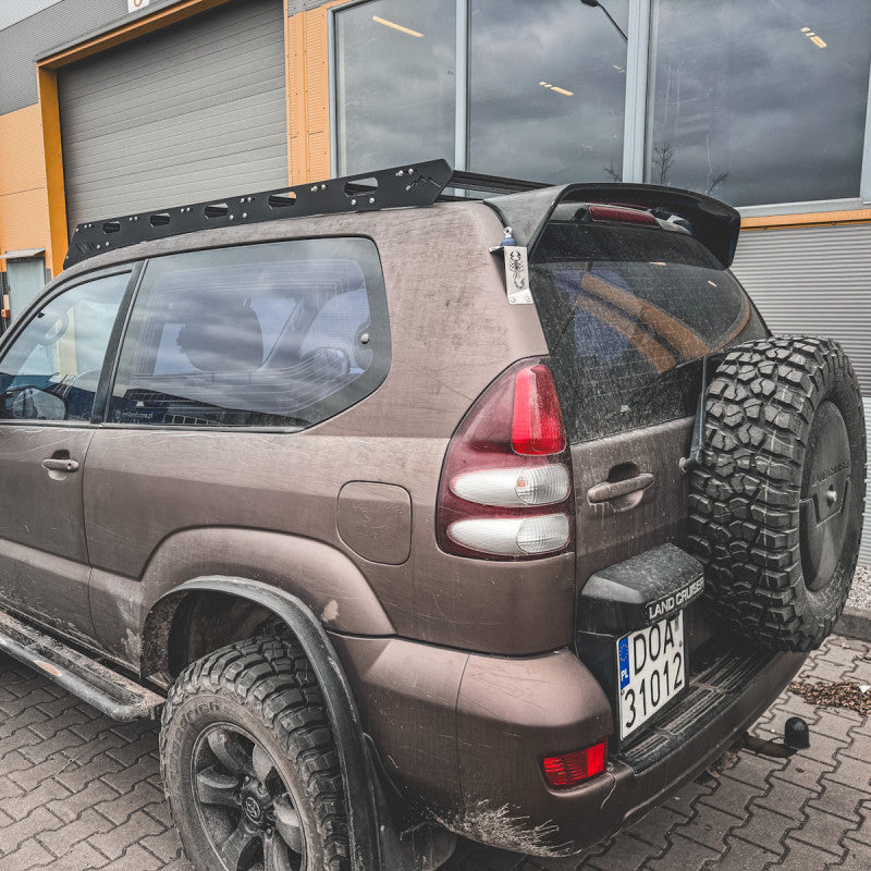 Galerie de toit discrète pour Toyota Land Cruiser 120/125 / Lexus LX 470 (3 portes)